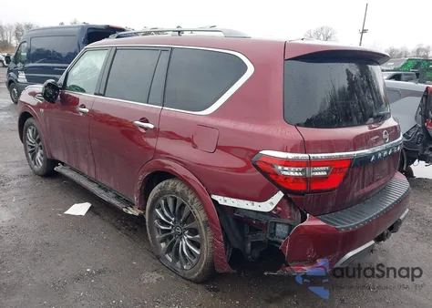 2022 Nissan Armada Platinum 4Wd z USA, uszkodzony, nr VIN JN8AY2DB5N9813166